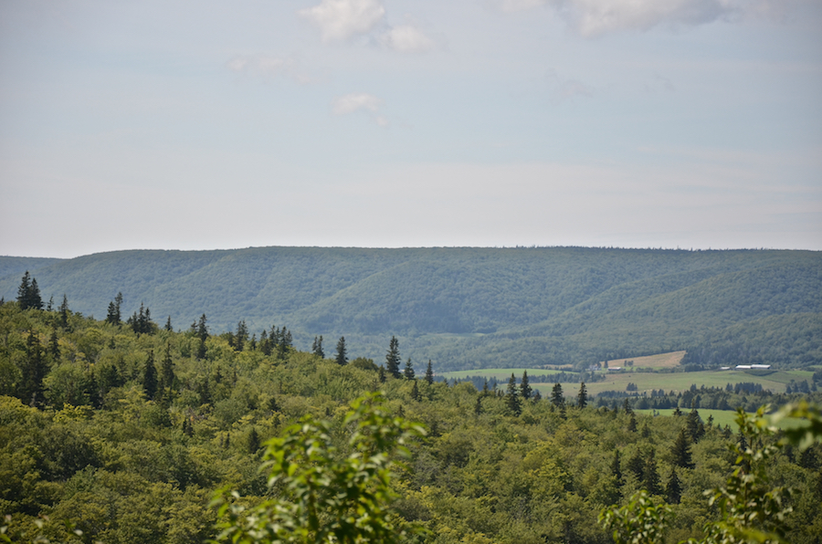 Cape Mabou and the Blackstone Road from Mount Young