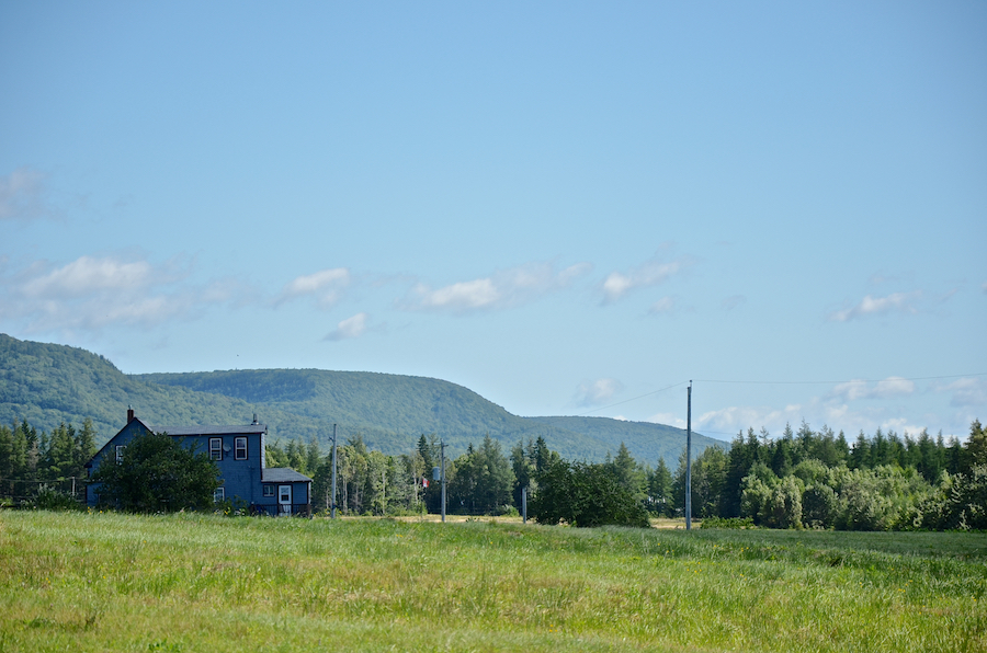 Whycocomagh Mountain from the Orangedale Road