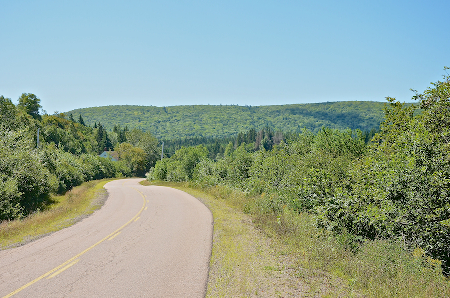 The northwestern end of North Mountain