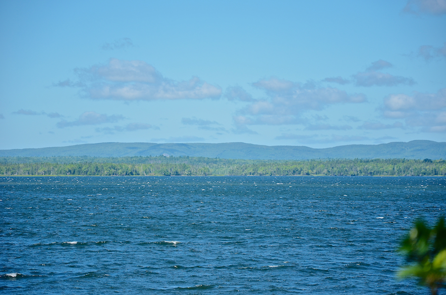 Looking north across Denys Basin