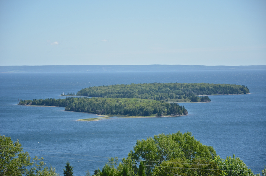 Cameron Island from Mountain Road