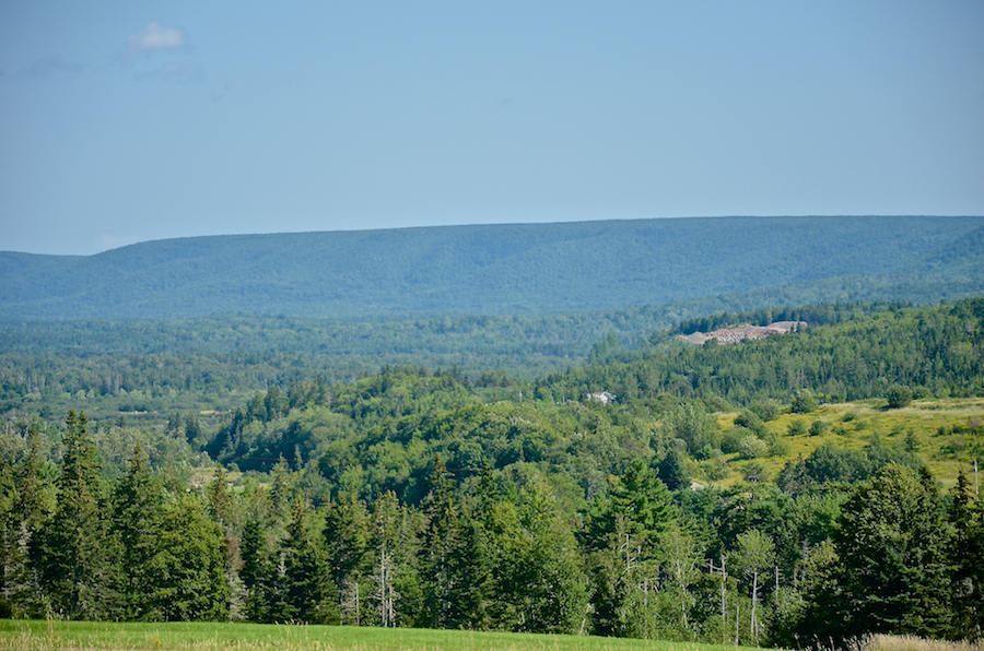 The edge of the Cape Breton Highlands Plateau from the Middle River West Road: Part 2 of 2
