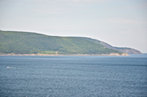 The northern coast of Cape Breton Island from north of Capstick to Cape St Lawrence