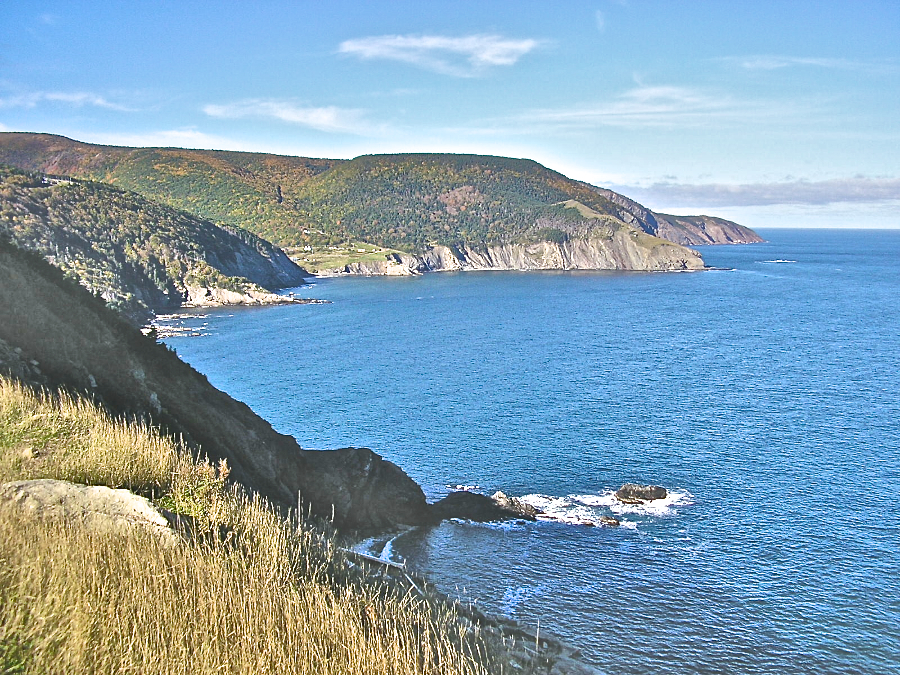 Meat Cove and Cape St Lawrence from the “Patio Look-Off”