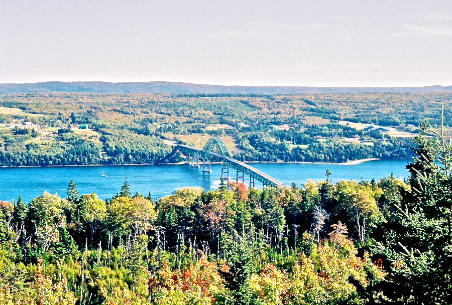 Seal Island Bridge from Kellys Mountain