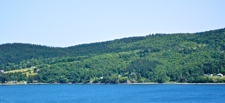 The Barra Strait from Highland Village