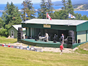 Stage at Highland Village on the Barra Strait