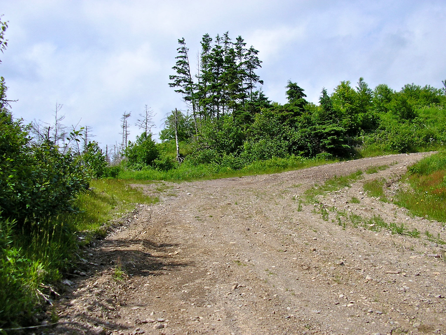 View of the junction from the south