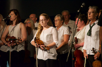 The Cape Breton Fiddlers sing O Canada! in honour of Canada 150