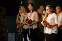 The Cape Breton Fiddlers sing O Canada! in honour of Canada 150