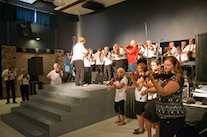 Cape Breton Fiddlers’ Association First Group Number, directed by Dara Smith-MacDonald and accompanied by Lawrence Cameron on keyboard