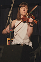 Stephanie MacDonald on fiddle