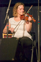 Leanne Aucoin on fiddle