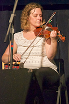 Leanne Aucoin on fiddle