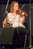 Leanne Aucoin on fiddle