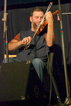 Brent Aucoin on fiddle