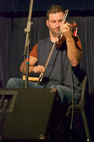 Brent Aucoin on fiddle