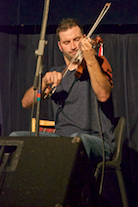 Brent Aucoin on fiddle