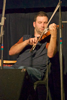 Brent Aucoin on fiddle