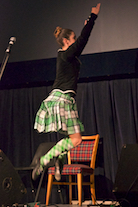 Emma Gale dancing the Highland Fling