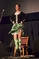 Emma Gale dancing the Highland Fling