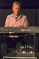 Adam Young on keyboard