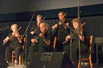 The contingent of the PEI fiddlers