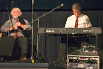 Ian Cameron on bellows pipes accompanied by Lawrence Cameron on keyboard