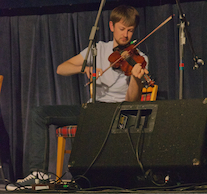 Graham MacKenzie on fiddle