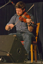 Robbie MacKenzie on fiddle