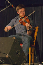 Robbie MacKenzie on fiddle