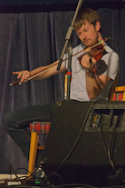 Graham MacKenzie on fiddle