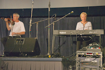 Kinnon Beaton on fiddle accompanied by Betty Lou Beaton on keyboard