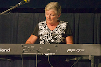 Carol Ann MacDougall playing an air and jigs on solo keyboard