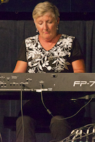 Carol Ann MacDougall playing an air and jigs on solo keyboard