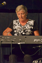 Carol Ann MacDougall playing an air and jigs on solo keyboard