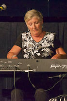 Carol Ann MacDougall playing an air and jigs on solo keyboard