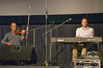 Brad Reid on fiddle accompanied by Kolten Macdonell on keyboard