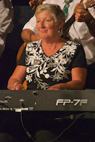 Carol Ann MacDougall accompanying on keyboard