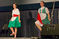 Emma Gale and Sarah MacDougall Dancing an Irish Jig