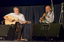 Marcellin Chiasson on mandolin accompanied by Gaston Chiasson on guitar