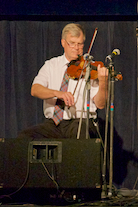 Bernard McDonell on fiddle