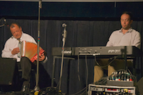 Wilfred Prosper, Jr on accordion accompanied by Kolten Macdonell on keyboard