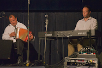 Wilfred Prosper, Jr on accordion accompanied by Kolten Macdonell on keyboard