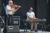 Ian MacLeod on fiddle accompanied by Kolten Macdonell on keyboard