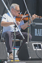 Donny LeBlanc on fiddle