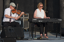 Bernard McDonell on fiddle accompanied by Susan MacLean on keyboard