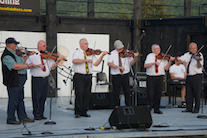 The Glengarry Fiddlers accompanied by Kolten Macdonell on keyboard