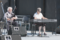 Ian Cameron on bellows pipes accompanied by Cathy Hawley on keyboard