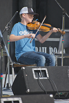 Iain MacQuarrie on fiddle